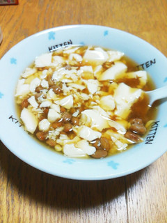 超簡単!適当!豆腐納豆。-レシピのメイン写真