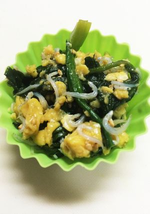 ほうれん草としらすの胡麻和え-レシピのメイン写真