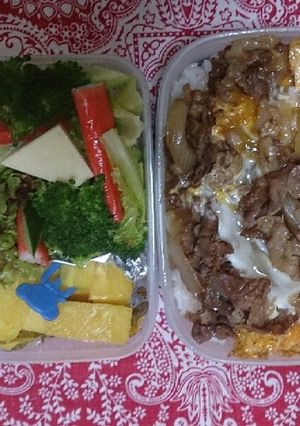 男子高校生お弁当４月２５日-レシピのメイン写真