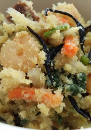 『煮詰めた料理』後の鍋 de おから煮-レシピのメイン写真