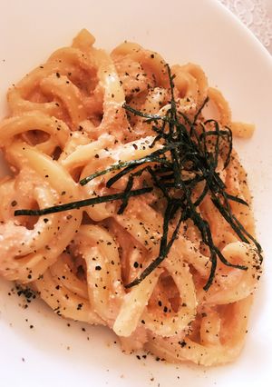 たらこうどん-レシピのメイン写真