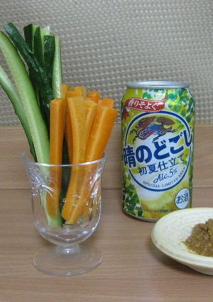 【シンプルおつまみ】野菜スティック-レシピのメイン写真