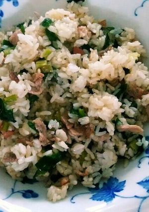 旬♪行者にんにくのチャーハン-レシピのメイン写真