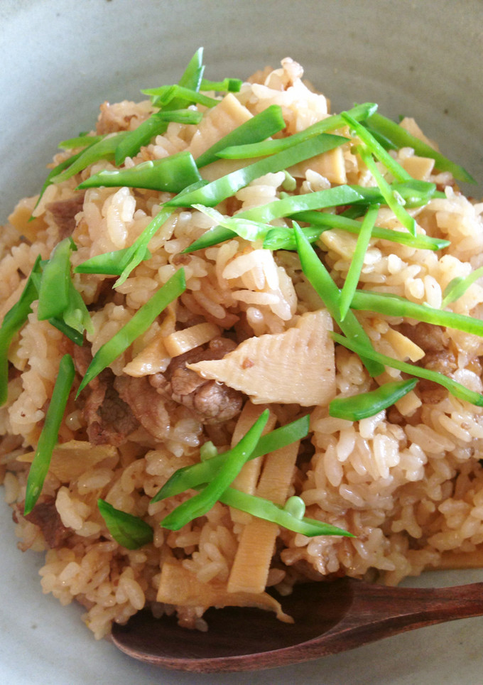 筍と牛肉の炊き込みご飯-レシピのメイン写真