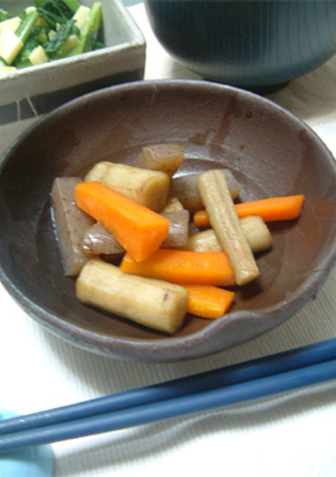 母の味・ごぼうとこんにゃくの煮物-レシピのメイン写真