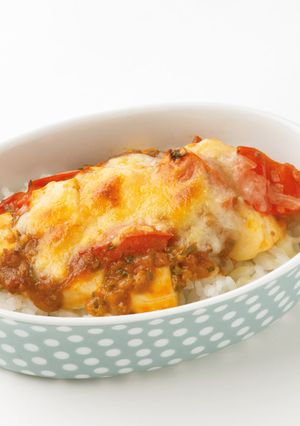 ボリューム満点!トマト麻婆ドリア-レシピのメイン写真