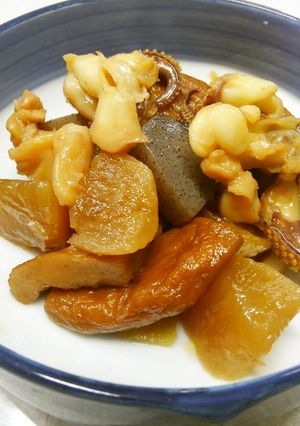 ハリイカの筑前煮風-レシピのメイン写真