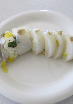 ハリイカの姿寿司~大葉たくあん入り~-レシピのメイン写真