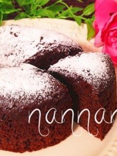 ミキサーで☆ねっとり濃厚マヨココアケーキ-レシピのメイン写真