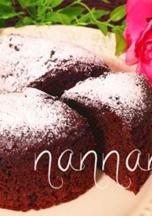 ミキサーで☆ねっとり濃厚マヨココアケーキ-レシピのメイン写真