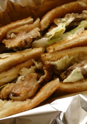 宮崎地鶏の焼き鳥トーストサンド-レシピのメイン写真