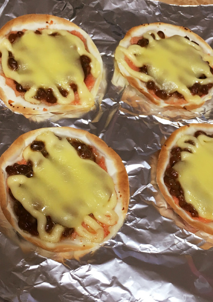 余ったら☆ギョーザの皮で納豆ピザ-レシピのメイン写真