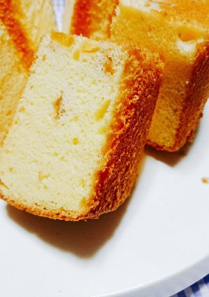 梅酒の実を使って♪梅酒シフォンケーキ♪-レシピのメイン写真