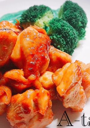 焦がしケチャップde洋風♡照り焼きチキン-レシピのメイン写真