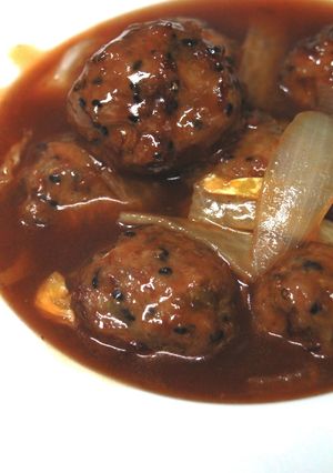 やわらか肉団子（甘酢と和えました）-レシピのメイン写真