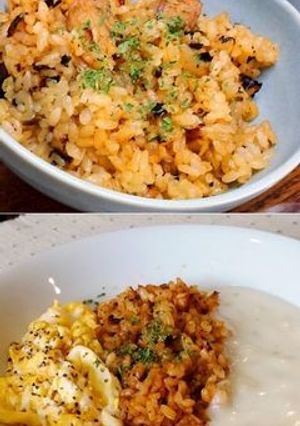 焼き鳥缶詰めでパエリア風ケチャップご飯-レシピのメイン写真