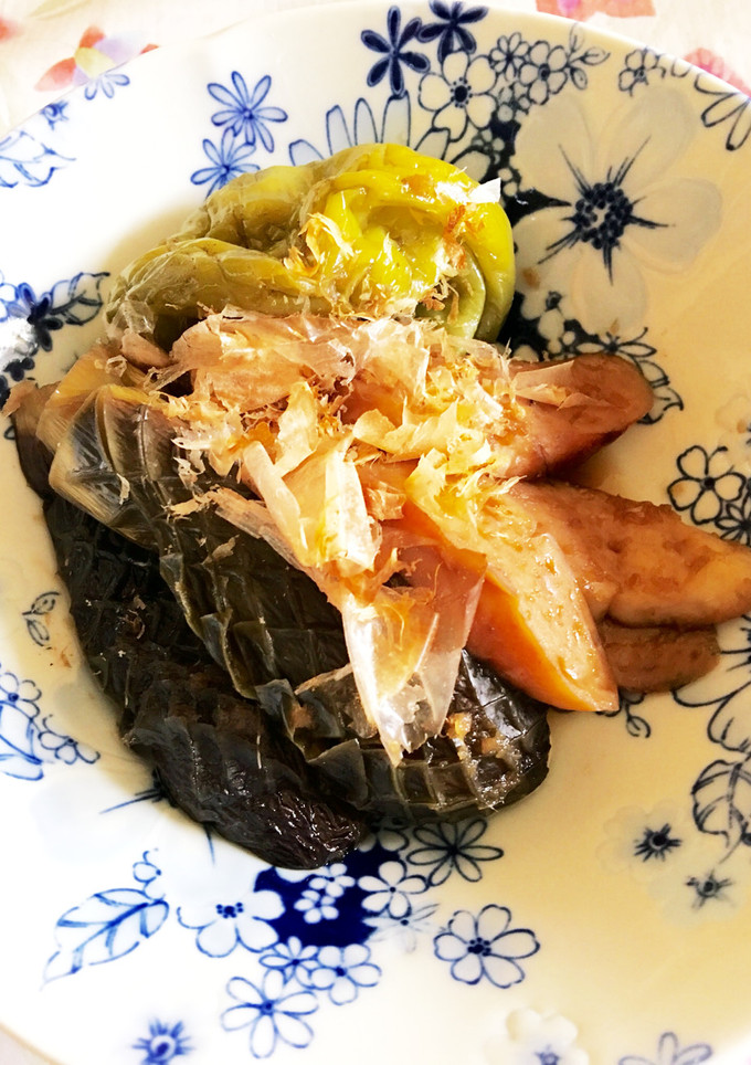 簡単な万願寺と茄子の煮物-レシピのメイン写真