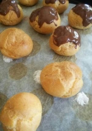 簡単♪失敗なし♪天ぷら粉でシュークリーム-レシピのメイン写真