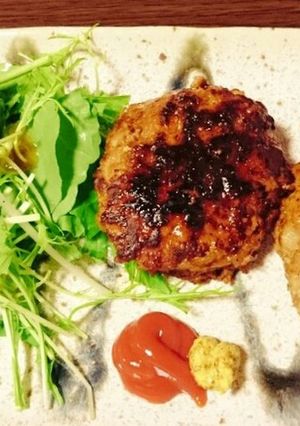 潔癖症のぼくはボウルで捏ねないハンバーグ-レシピのメイン写真