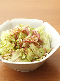 シャキシャキレタスとみょうがの簡単副菜-レシピのメイン写真