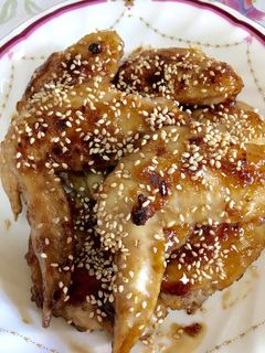 揚げない手羽先甘辛焼き-レシピのメイン写真