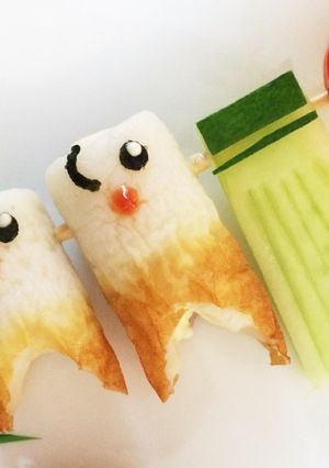 竹輪で鯉のぼり★-レシピのメイン写真