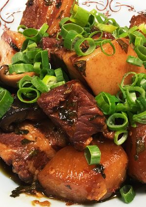 ♡大根と豚バラ肉の韓国風煮物♡-レシピのメイン写真