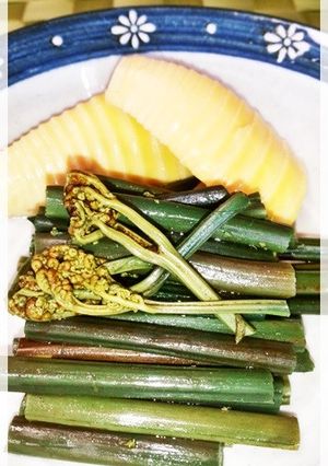 めんつゆdeちゃちゃっと蕨の含め煮-レシピのメイン写真