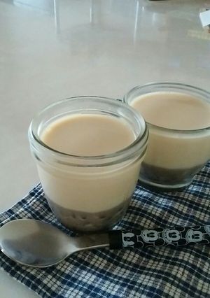 豆乳と小豆のプリン風！卵不使用-レシピのメイン写真