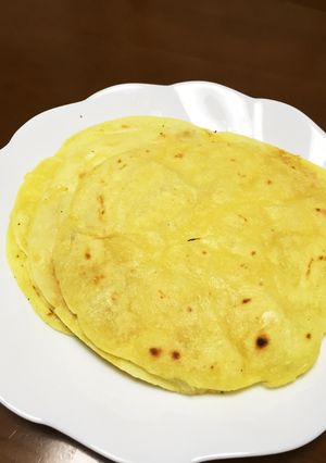 簡単!まぜて焼くだけ米粉のトルティーヤ-レシピのメイン写真