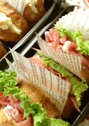 生ハムとゴルゴンゾーラのサンドイッチ-レシピのメイン写真