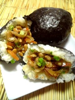 具たっぷりっ◎ 切干納豆おにぎり♪-レシピのメイン写真