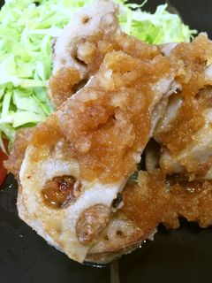 絶品!簡単!蓮根のはさみ揚げ-レシピのメイン写真
