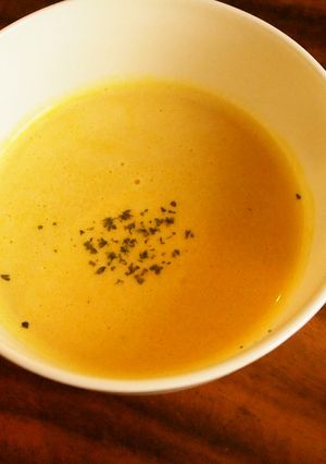 かぼちゃと林檎の豆乳ポタージュスープ-レシピのメイン写真