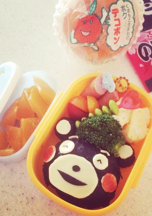 くまもん 簡単キャラ弁-レシピのメイン写真
