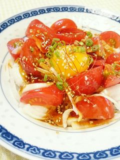 トマトの新玉ねぎユッケ-レシピのメイン写真