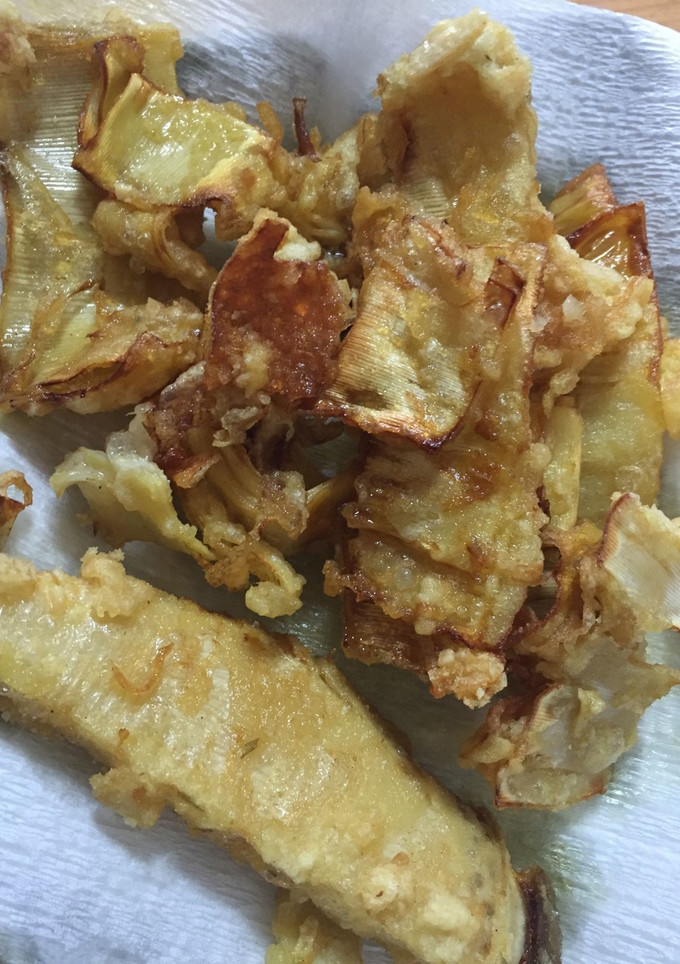 筍甘皮のかき揚げ（うす焼き煎餅で作る）-レシピのメイン写真