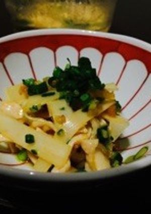 姫皮と鶏皮の薬味ダレ-レシピのメイン写真