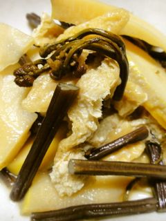 わらびと筍の煮物-レシピのメイン写真