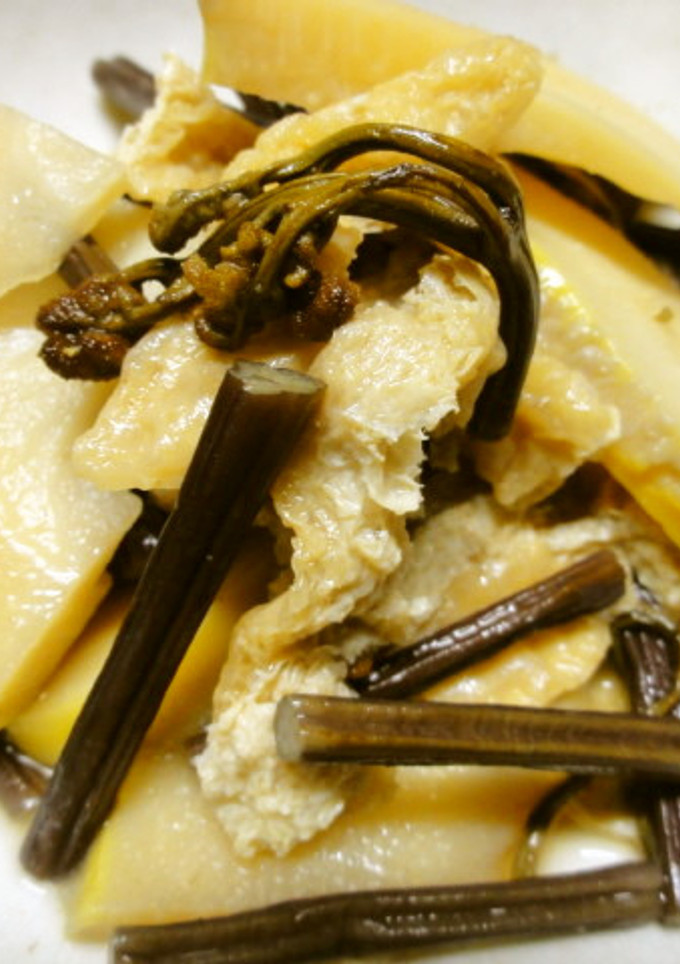 わらびと筍の煮物-レシピのメイン写真