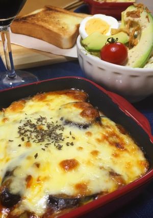茄子とマッシュポテトのチーズ焼き-レシピのメイン写真