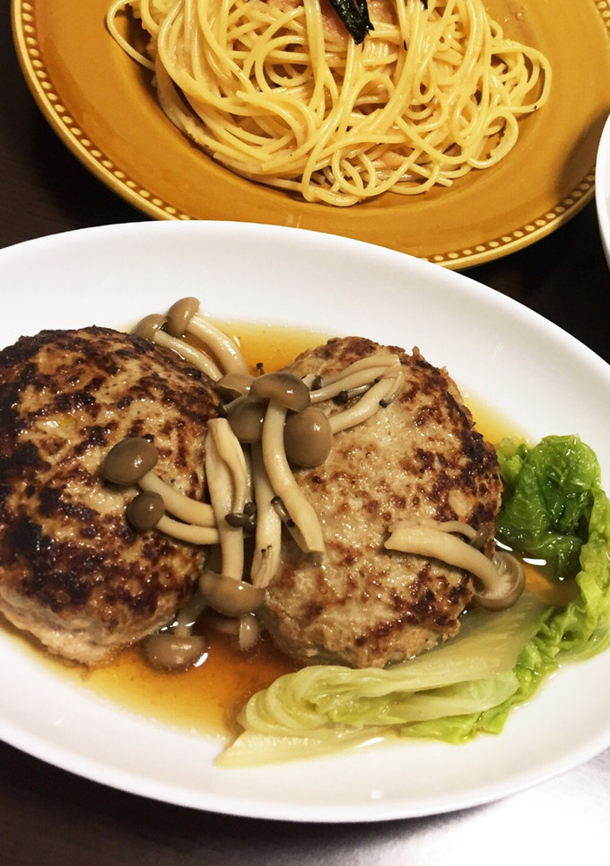 きのこの和風スープハンバーグ-レシピのメイン写真