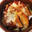 タケノコとペンネのミートグラタン