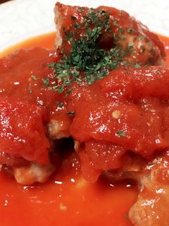 ハンバーグのトマト煮込み-レシピのメイン写真