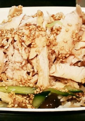 鶏胸チン♪簡単うまうま棒々鶏-レシピのメイン写真