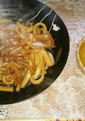 すき焼きうどん-レシピのメイン写真
