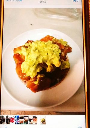 アボカドタルタルの照り焼きチキン-レシピのメイン写真