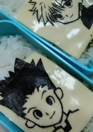 キャラ弁☆ゴン&キルアの小学生お弁当☆-レシピのメイン写真