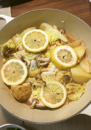 超簡単！ルクルーゼで鮭のチャンチャン焼き-レシピのメイン写真