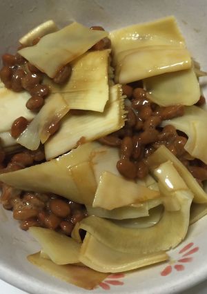 筍納豆-レシピのメイン写真